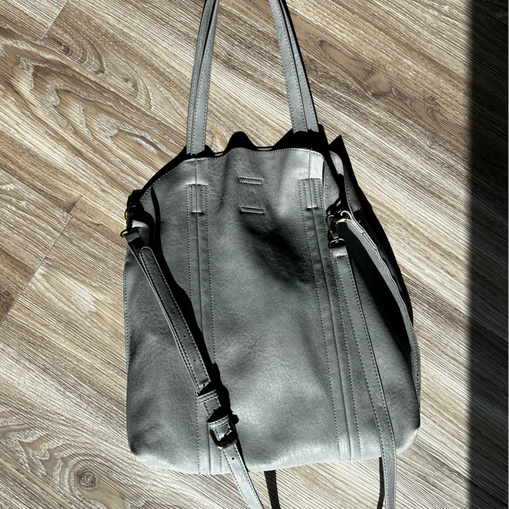 Grey Hobo Bag